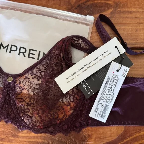 Empreinte 32E Bra (US 32DD) – Exquisite French Lingerie, Gently Tried On - Picture 6 of 8